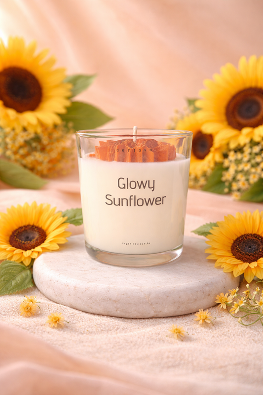 Glowy Sunflower | ca 350g | Sojawachs
